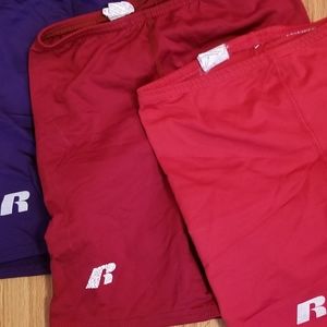 RUSSEL | 3 PAIRS SPANDEX SHORTS, SIZE XS